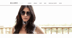 Desktop Screenshot of allure-eyewear.com